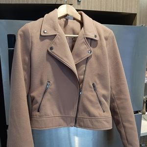 H&M Pink Moto Jacket